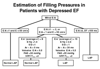 Estimation of Filling Pressures in Patients with Depressed EF